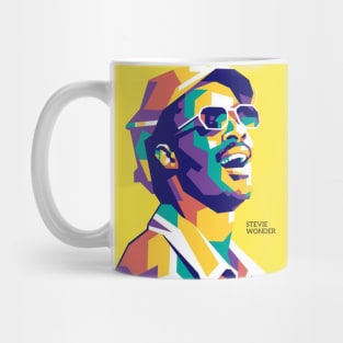 Stevie wonder WPAP Limit color Mug